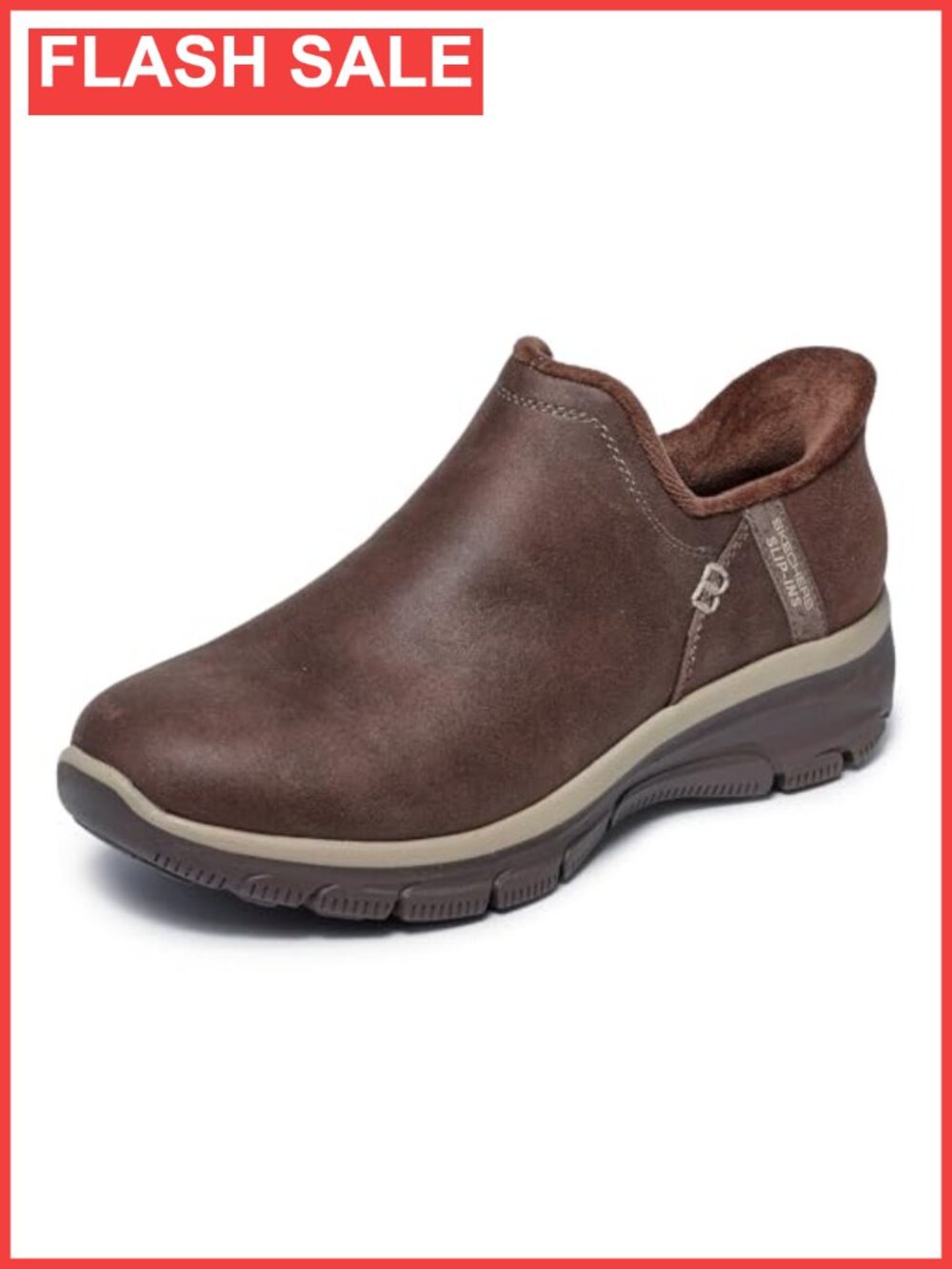 Slip-Ins Ankle Booties Faux Leather Faux Fur Memory Foam Women's Boots